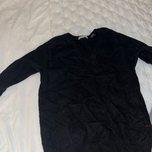 Black cashmere sweater